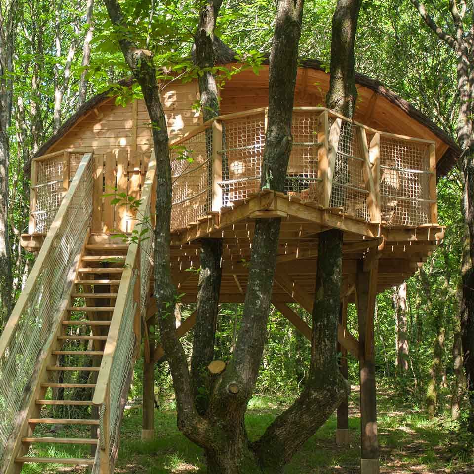Tree house: the romantic location for couple’s weekend!