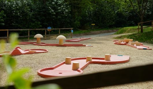 Crazy golf course at the Treuscoat Estate
