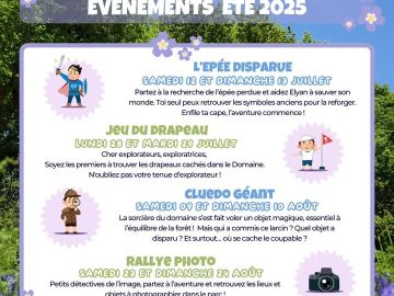 🌞 PRÉPAREZ VOTRE ÉTÉ AU DOMAINE DU TREUSCOAT ! 🌳
Enfilez vos baskets et cap sur le Domaine du Treuscoat ! On a prévu pleins d’activités pour l’été 2025 !...